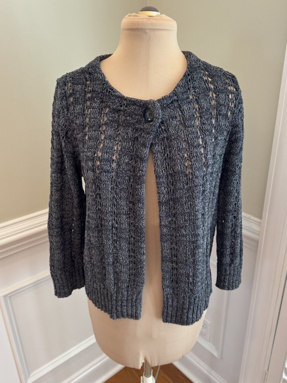 Jones Collection New York Long Sleeve Cardigan